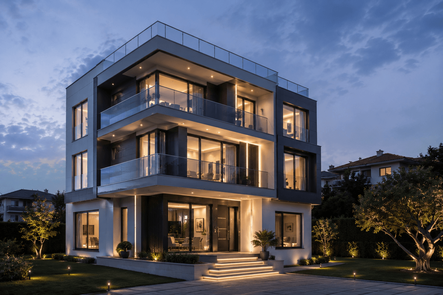200 m² 3 Katlı Prefabrik Ev