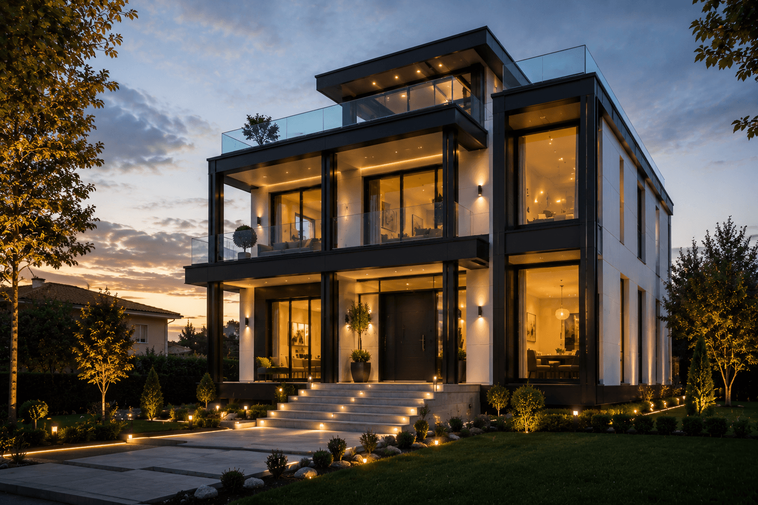 200 m² 3 Katlı Çelik Ev