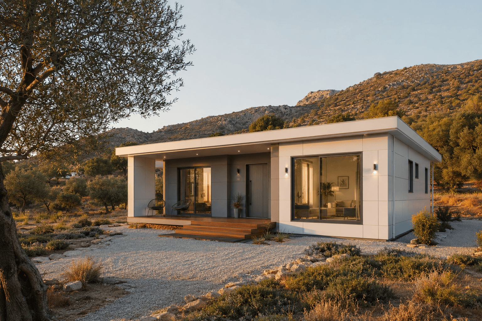 50 m² Prefabrik Ev